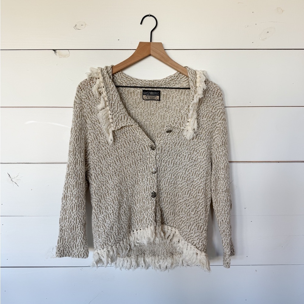 Vintage Fringe Western Sweater